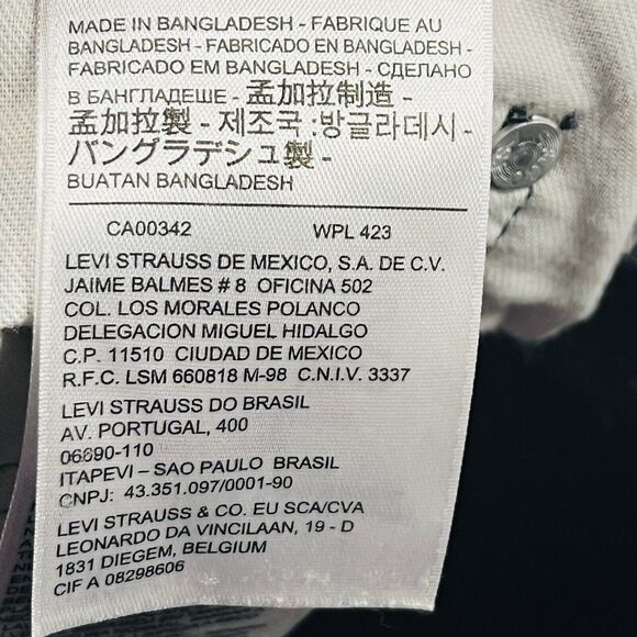 Levis Mens Jeans 32x32 Black Gold Chain Print 512 Slim Taper Fit Denim Urban Y2K - Picture 11 of 12